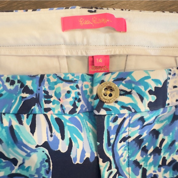 ‼️SALE‼️ Lilly Pulitzer Callahan Knit Stretch Shorts Party In Paradise - Picture 2 of 2